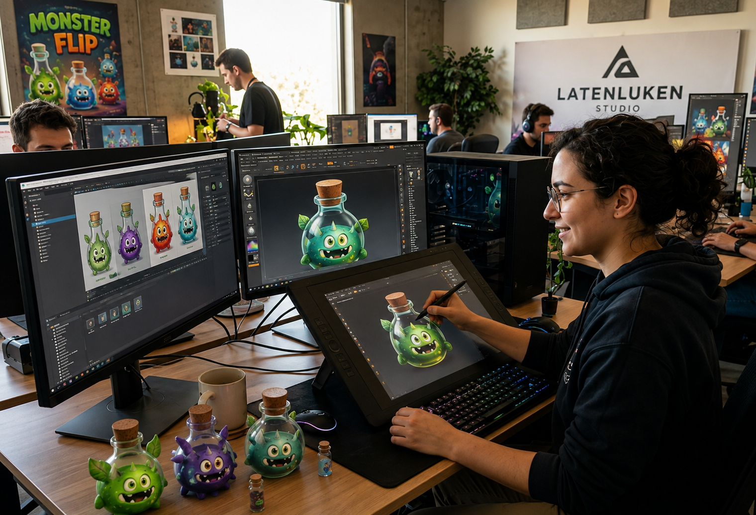 Latenlukken Studio Workplace